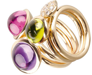 High-quality gemstone jewelery in our own design from our colouration 